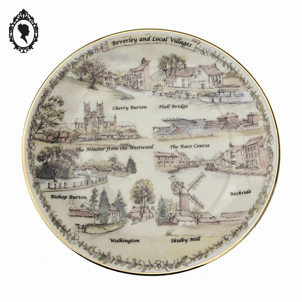 Assiette de collection porcelaine anglaise Beverley Tony Haigh Kirkholme