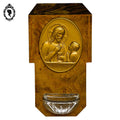 Bénitier christ Panis Vitaé en bois vintage