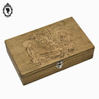 Boite en bois enfant vintage 26 x 15 cm vintage
