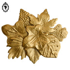 Chic broche dorée feuille feuillage Agatha Paris vintage