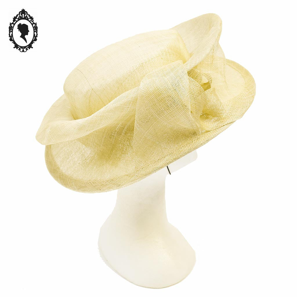 Chic chapeau femme fille cérémonie beige Joa Nell NEUF 54 cm Taille S Neuf