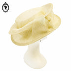 Chic chapeau femme fille cérémonie beige Joa Nell NEUF 54 cm Taille S Neuf