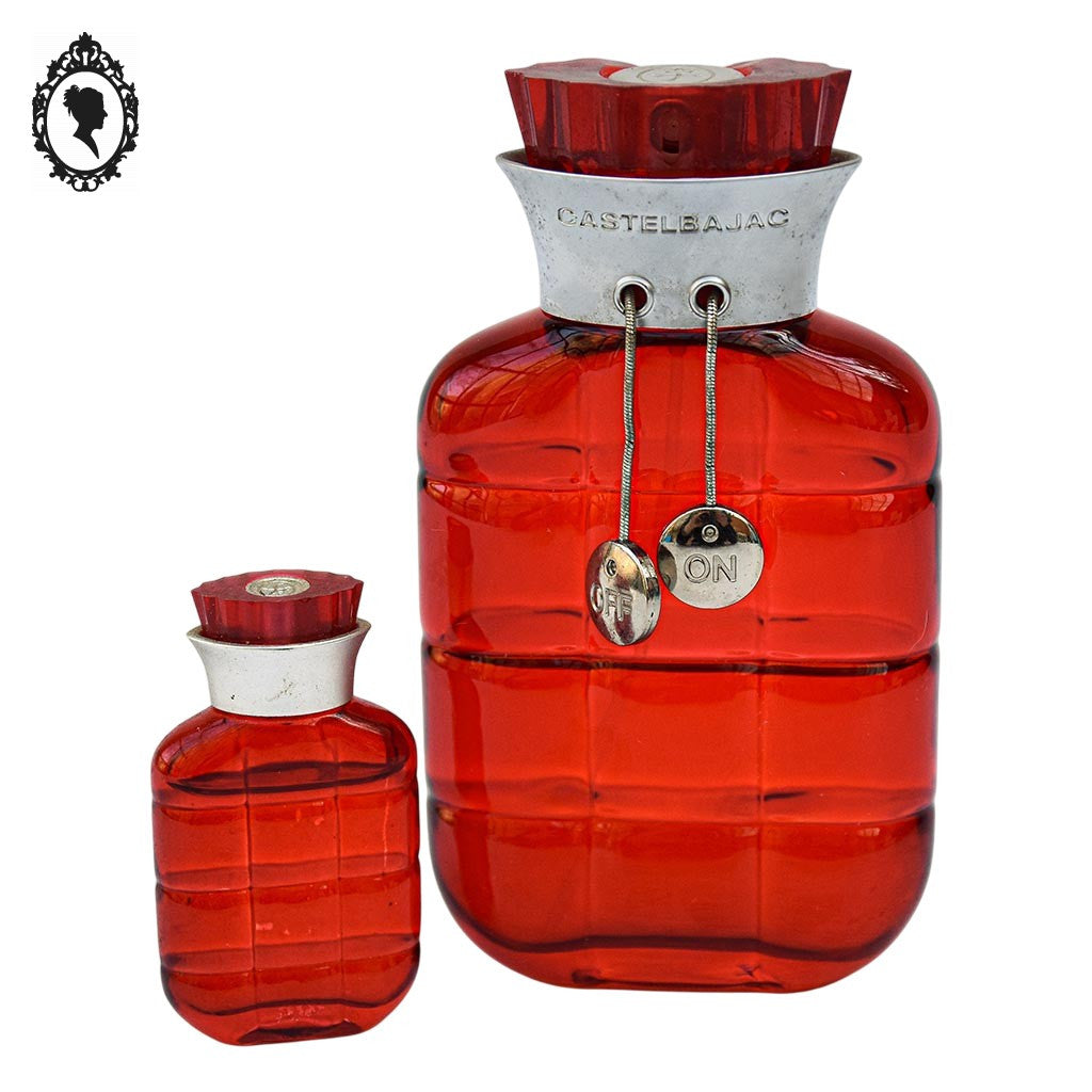 Eau de parfum Castelbajac vapo 50 ml moitié plein + miniature collection vintage