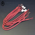Embrasse corde rose fushia rouge satiné simple passementerie attache pour rideau style Houles neuf