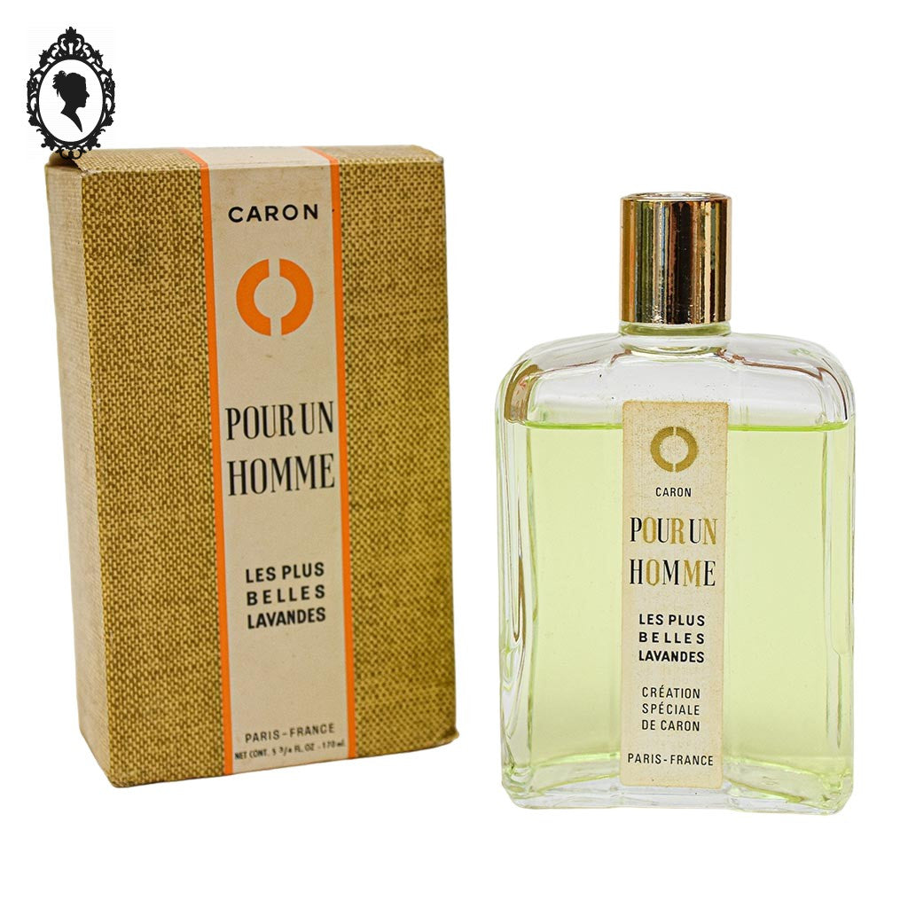 Flacon Caron pour un homme les plus belles lavandes 170 ml collection parfum vintage