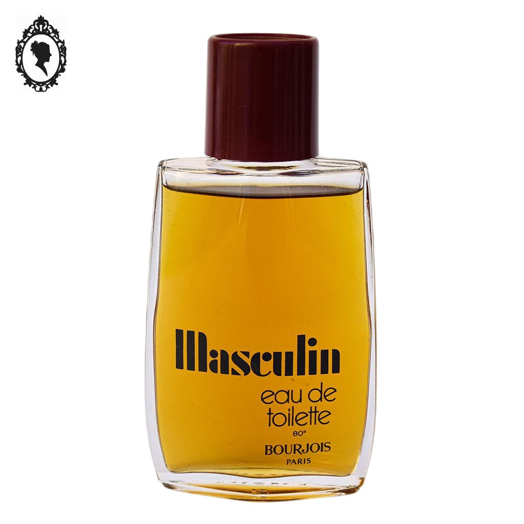Flacon Masculin eau de toilette Bourjois Paris 100 ml collection parfum vintage