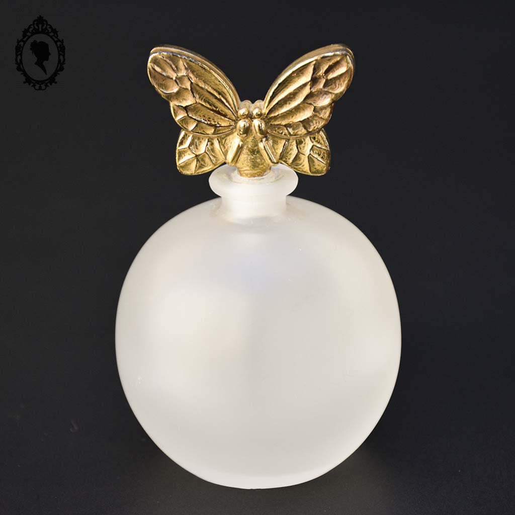 Flacon vide Annick Goutal boule papillon doré parfum vintage collection