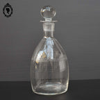 Jolie carafe ou flacon verre bouchon boule de verre simple et chic
