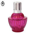 Lampe collection berger Paris rose vif verre épais fleur