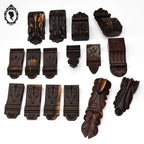 Lot 16 ornementations sculptures boiseries déco de meubles bois ancien