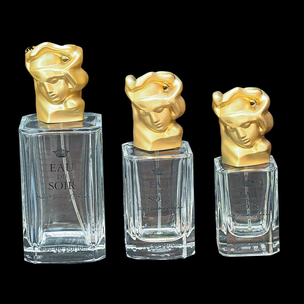 Lot 3 vaporisateurs vides Eau du soir Sisley objet cascade de collection parfumerie