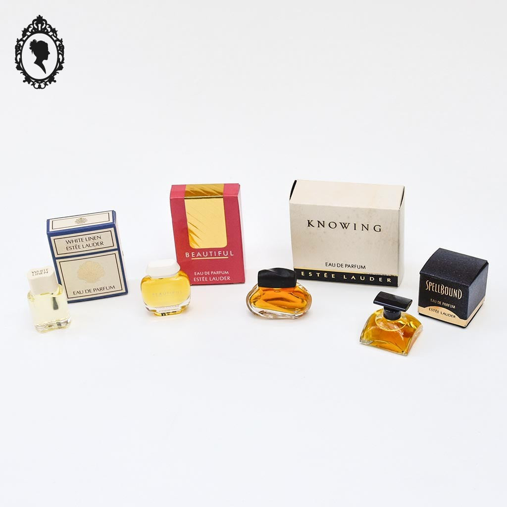 Lot 4 miniatures collections de parfum Estee Lauder