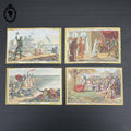 Lot de 4 cartes images chromos pub de la Chocolaterie d’Aiguebelle