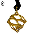 Pendentif Lanvin Paris doré bijoux vintage