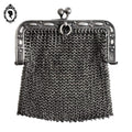 Porte monnaie bourse en maille argent XIX ancien