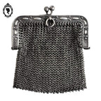 Porte monnaie bourse en maille argent XIX ancien