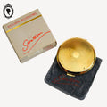 Poudrier miroir de sac métal doré Stratton England collection vintage