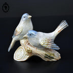 Statue figurine 2 oiseaux porcelaine céramique souvenir d’Espagne vintage