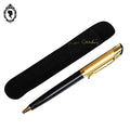 Stylo à bille collection Pierre Cardin chic noir et doré vintage