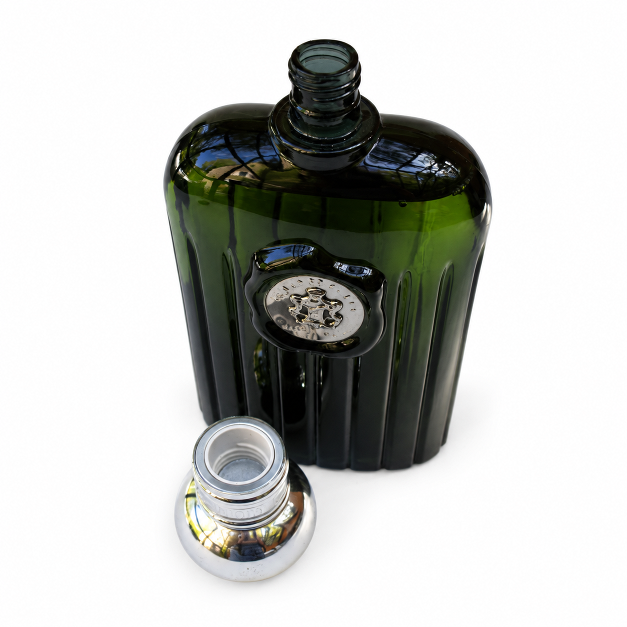 Grand flacon factice Giorgio Beverly Hills For Men en verre vert — 30 cm
