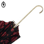Parapluie fleuri rouge noir Nail Europ collection vintage