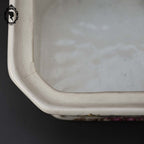 Rare terrine porcelaine passementerie tambour corne de chasse asiatique ancienne ART D’ASIE