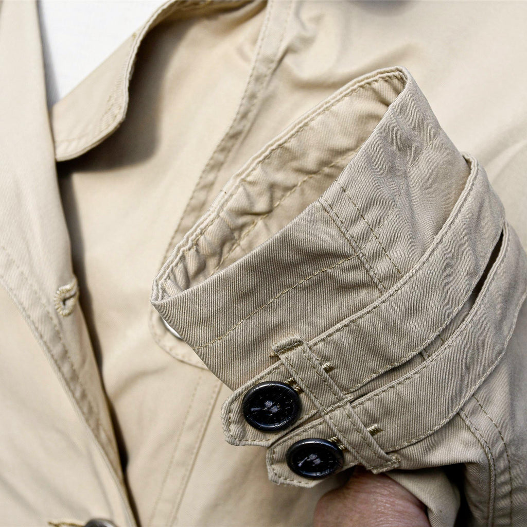 Barbour Tay Tranch beige à doublure tartan – taille 40/42