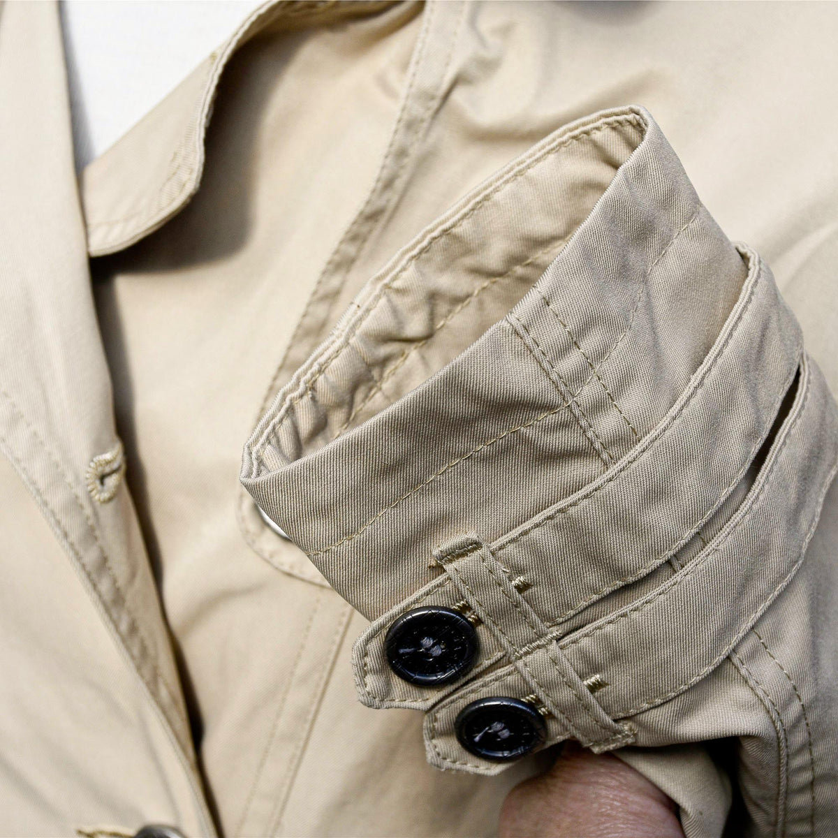 Barbour Tay Tranch beige à doublure tartan – taille 40/42