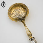 Service de couverts à fraise argent fourré vermeil doré ancien