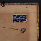 Lot 2 cadres le journal des Dames mode robes anciennes eaux fortes H 40 cm