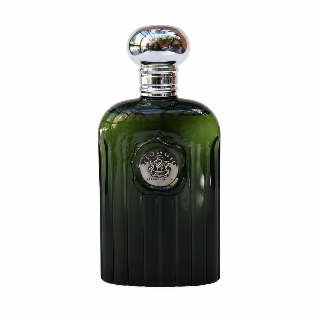 Grand flacon factice Giorgio Beverly Hills For Men en verre vert — 30 cm
