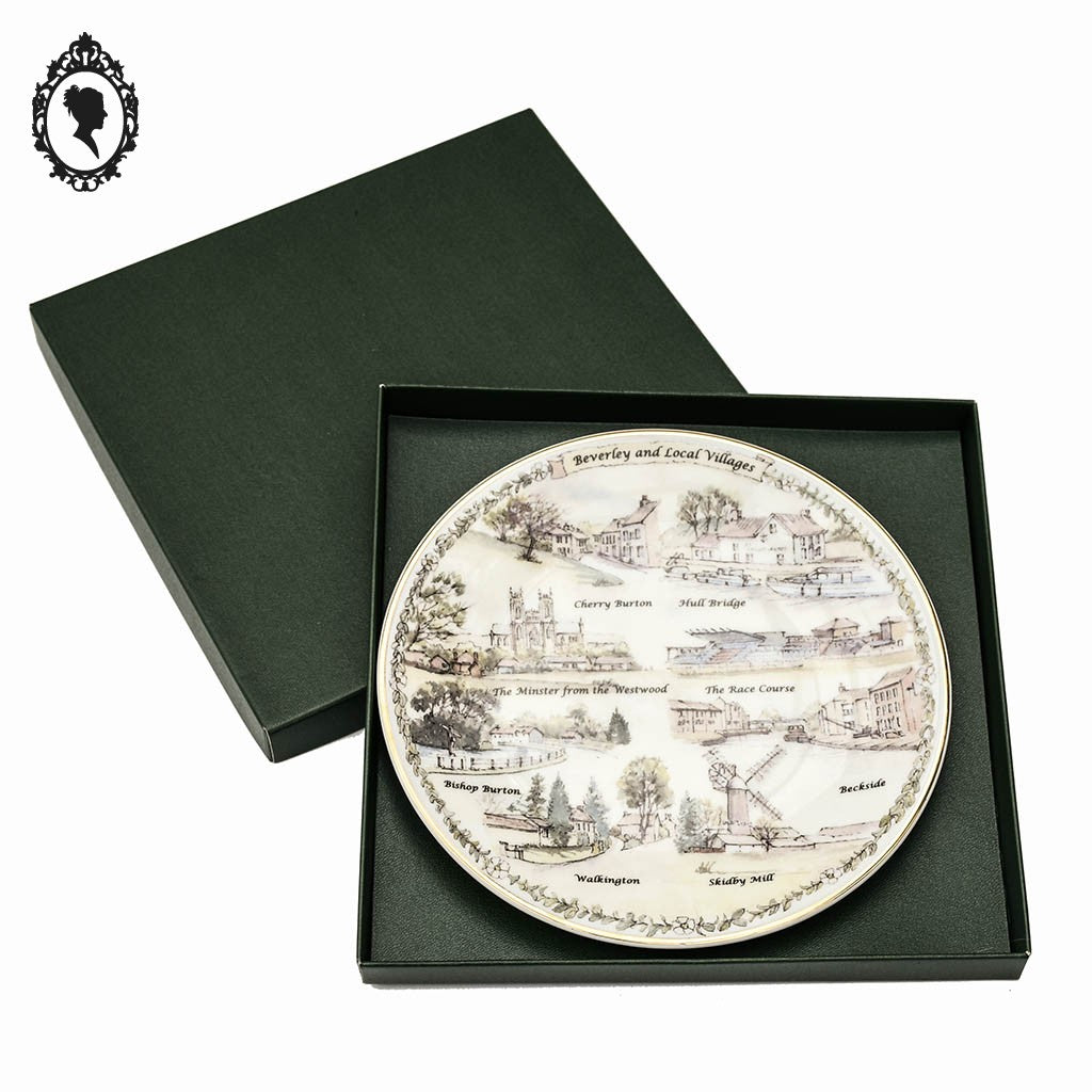 Assiette de collection porcelaine anglaise Beverley Tony Haigh Kirkholme