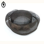 Chic Chapeau femme cérémonie marron Joa Nell en sisal NEUF  Taille S