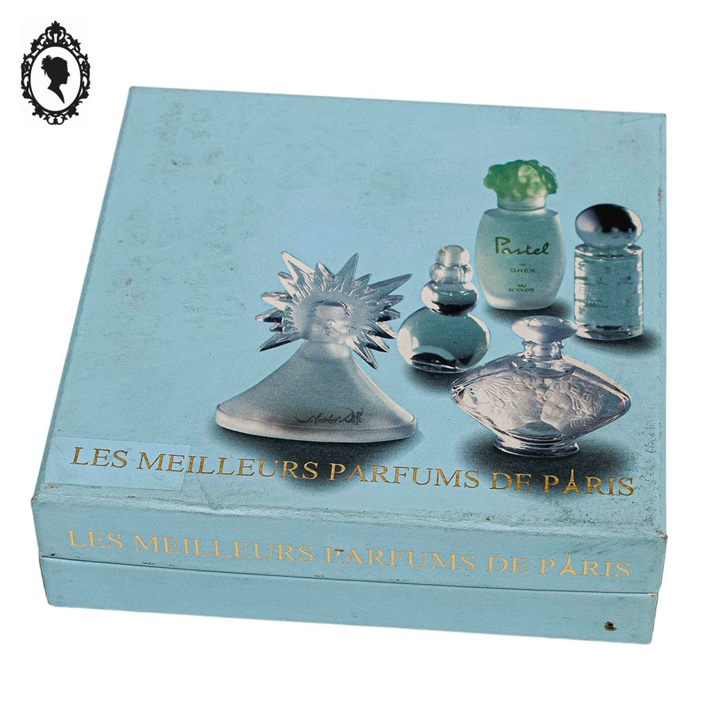 Coffret 5 miniatures parfums « Les meilleurs parfums de Paris » diverses marques collection