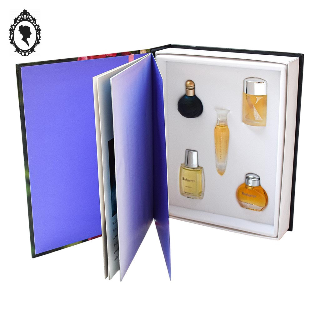Coffret livre 5 miniatures parfums Préférence n° 5 diverses marques collection
