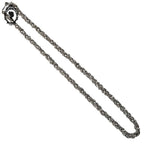 Collier chaîne byzantine métal argent serpentin articulé