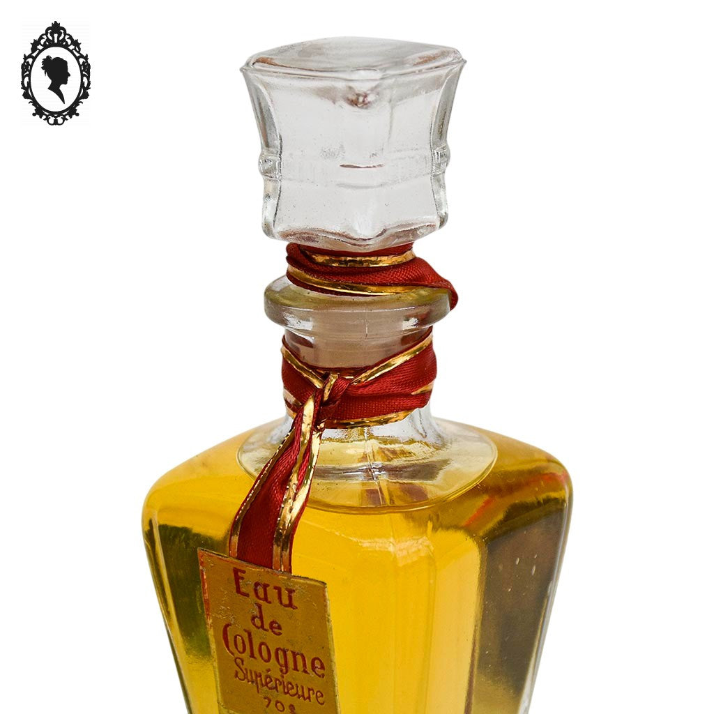 Eau de Cologne Supérieur 70 de Jussy St James vintage flacon  H 18 cm