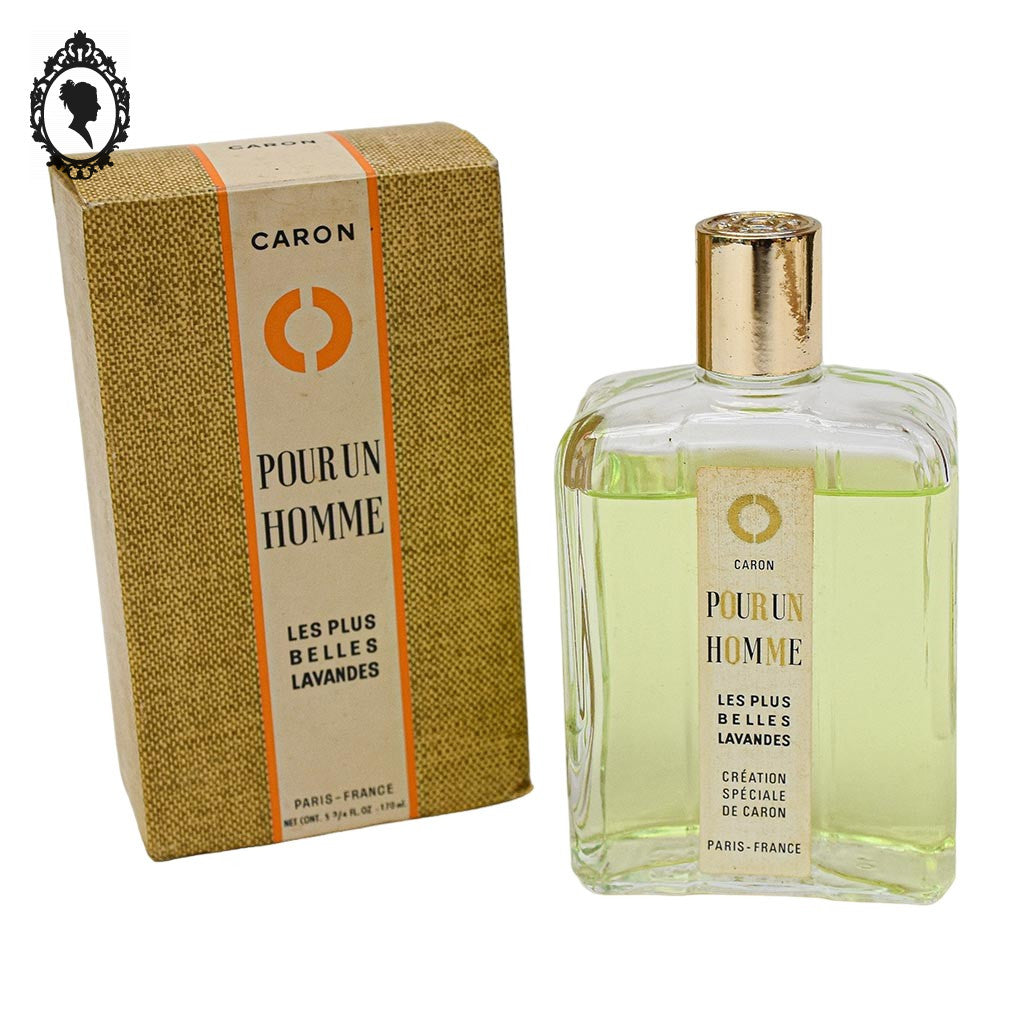 Flacon Caron pour un homme les plus belles lavandes 170 ml collection parfum vintage