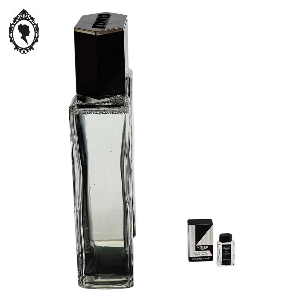 Flacon factice géant de parfum Acteur de Loris Azzaro H 36 cm collection vitrine parfumerie PLV