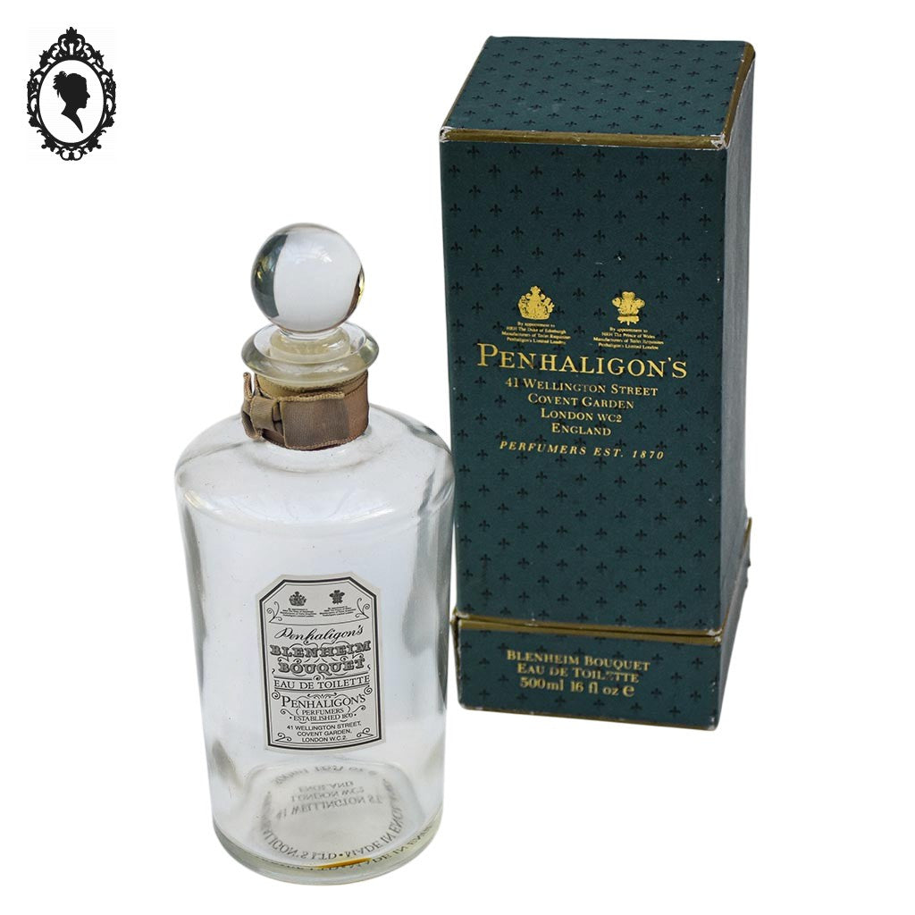 Flacon vide Penhaligon’s Blenheim Bouquet 500 ml ancien vintage