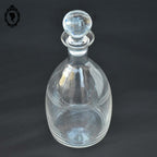 Jolie carafe ou flacon verre bouchon boule de verre simple et chic