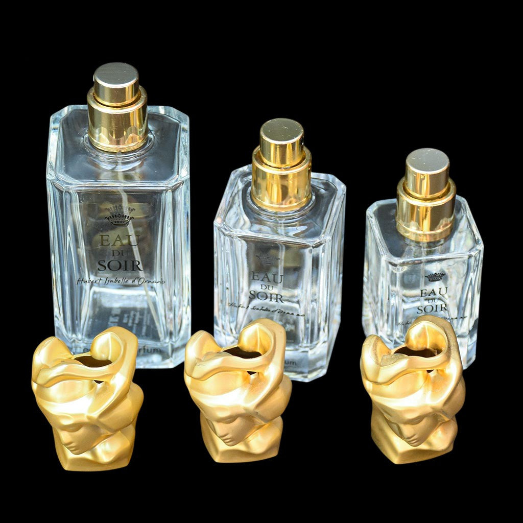 Lot 3 vaporisateurs vides Eau du soir Sisley objet cascade de collection parfumerie