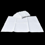 Lot 7 serviettes de toilette blanches nid d’abeille anciennes vintage