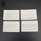 Lot de 4 cartes images chromos pub de la Chocolaterie d’Aiguebelle