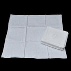 Lot service 12 serviettes de table anciennes damassées blanches monogramme FP