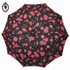 Parapluie fleuri rouge noir Nail Europ collection vintage