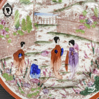 Plat grande assiette porcelaine Art d’Asie Japonaise Suzuki Co