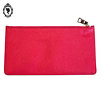 Pochette Coach rose fuchsia cuir grainé 20,8 x 11,5 cm femme New York