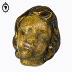 Statue sculpture tête d’ange à accrocher terre cuite Amphora Spain H 14 cm