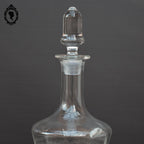 Très élégante carafe forme amphore en verre Laura Lys vintage et chic